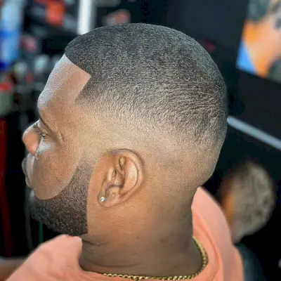 Stylish Crew Cut with a High Fade for Men