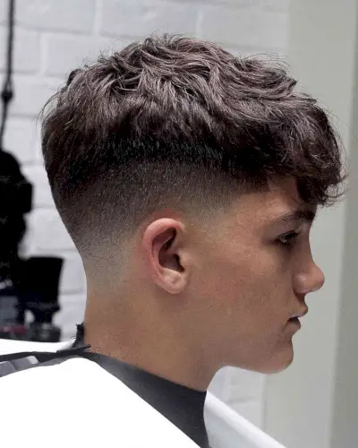 french crop with drop fade