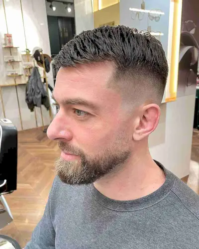 Military High and Tight Fade Crew Cut Haircuts