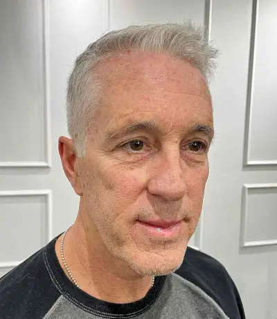 Neat Choppy Cut on Men