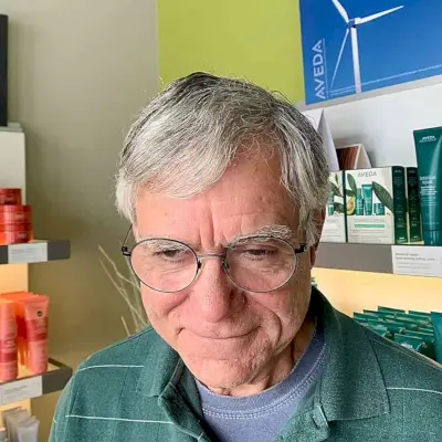 Side Part Comb Over for Men Over 60 with Thin Hair