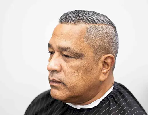 Combover with Razor Shaved Fade