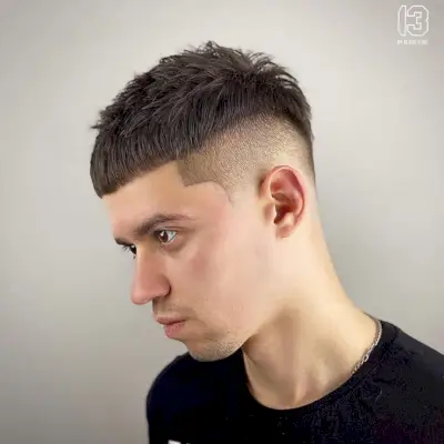 Mohawk Fade on Short Hair