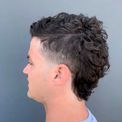 Mohawk Mullet Fade Haircut