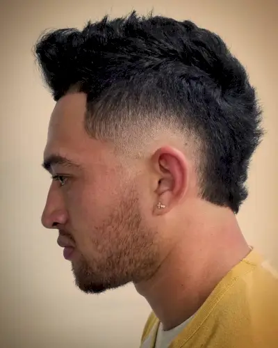 burst mohawk fade haircut