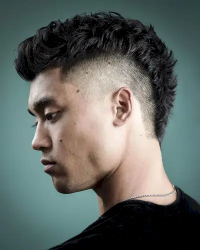 Wide Mohawk Fade