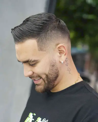 Classic Quiff Taper Fade Haircut