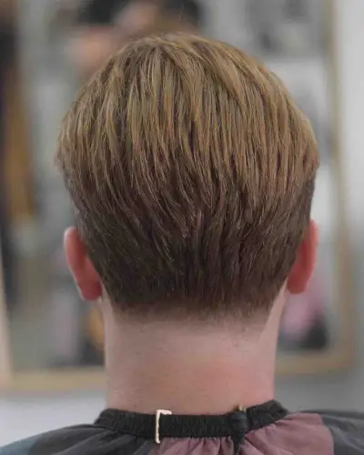 Taper Squared Neckline Haircut
