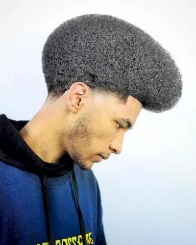 Long Big Afro for Black Men