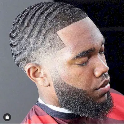 Short Wave Cut with Taper Fade