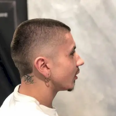 Cool Faux Hawk Buzz Cut