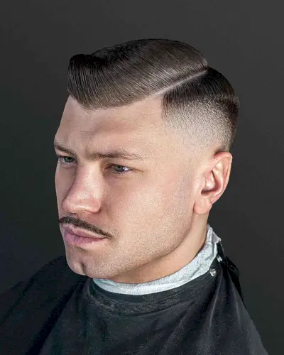 High and Tight Side Part