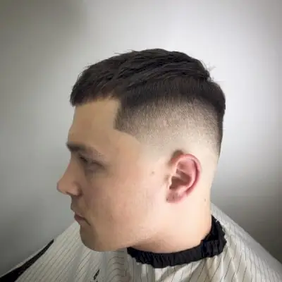 Short undercut fade