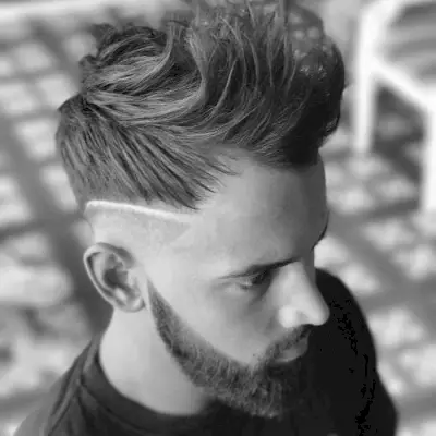 Disconnected Low Razor Part With Long Fringe