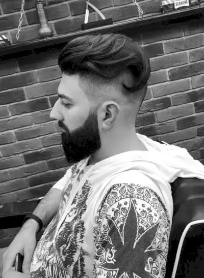 Cool Textured Waves & Disconnected Shaved Sides