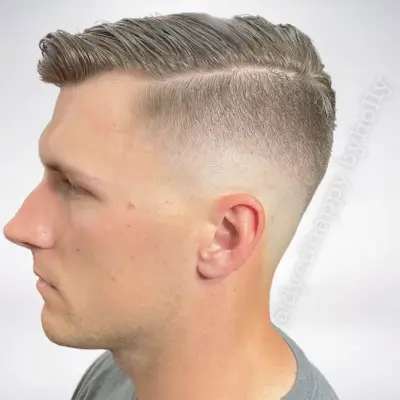 Sharp Disconnected skin fade undercut