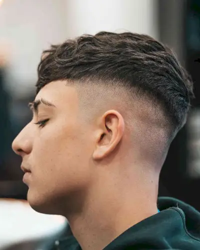 Modern French Crop Haircut with Skin Fade