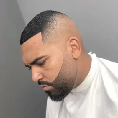 Old School Skin fade buzz cut for men
