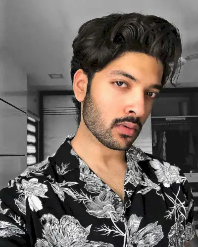 Long blow-dried quiff for men