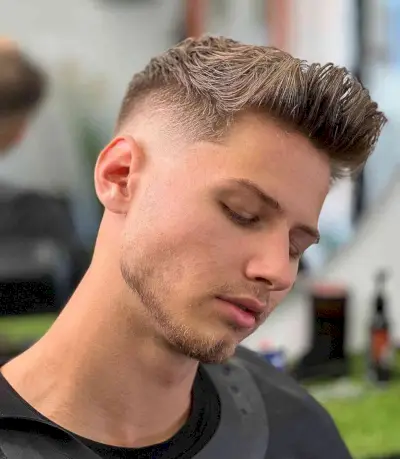 Classic Crew Cut with a Quiff