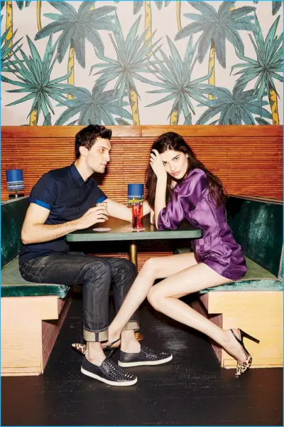 השעה הכי מאושרת: סטיב מאדן מניח את הנעליים הטובות ביותר שלו קדימה