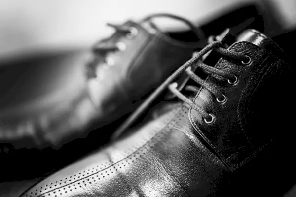 herre klassiske sko nærbillede