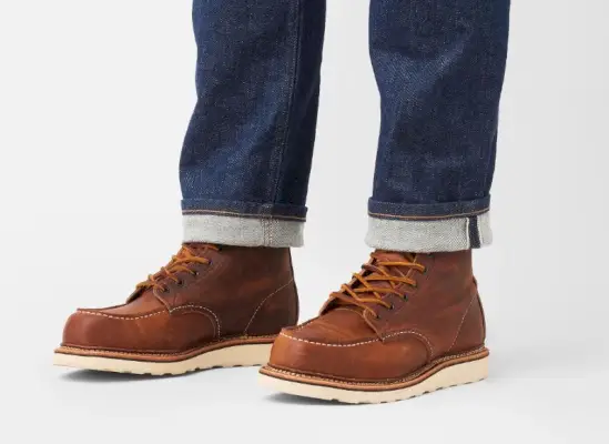 Fashionabla typer av stövlar Herr Red Wing Skor Classic Moc