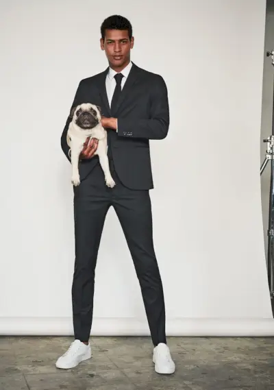 Costume Mango Baskets Blanches Style Homme