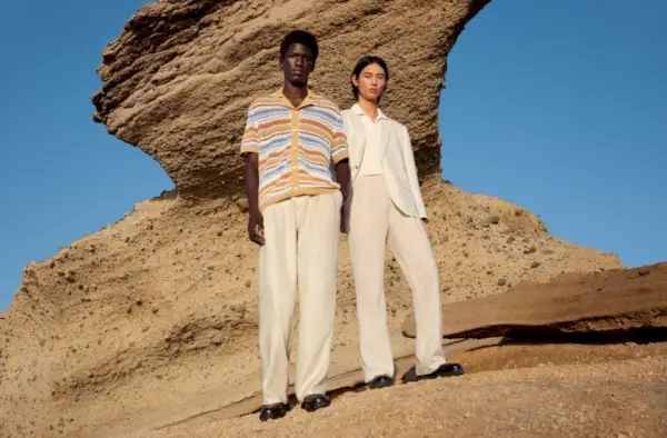Tenues de couleurs neutres pour hommes : H&M défend le style estival avec des teintes neutres et des tendances en lin.