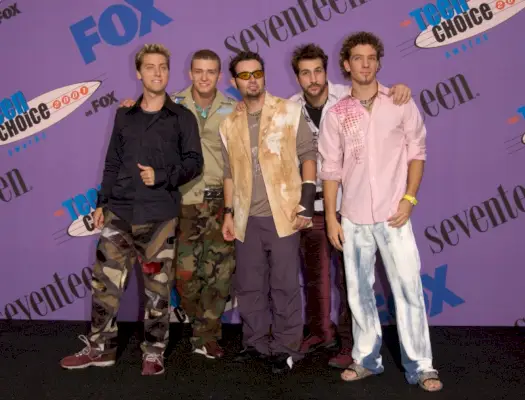NSYNC Y2K Style Heren 2001 Teen Choice Awards