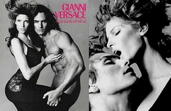 Marcus Schenkenberg Stephanie Seymour Versace kampanja 90. leta 1993