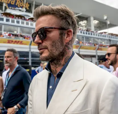 David Beckham Neck Tatuering 2022