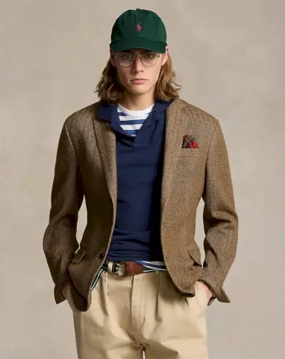 Polo Ralph Lauren visgraat jas Ivy League stijl heren