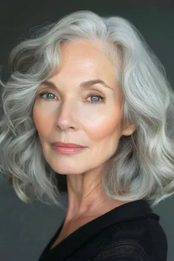 36 sofistikovaných šedých účesů pro ženy nad 60 let k vyzkoušení