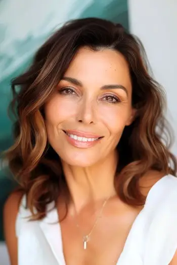 Medium-Length Waves Frisure på kvinde i 60'erne.