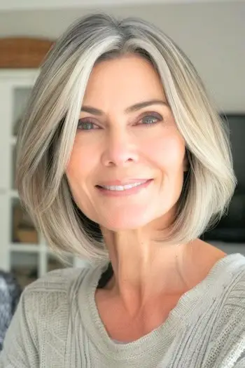 얼굴 프레이밍 밥 헤어스타일.