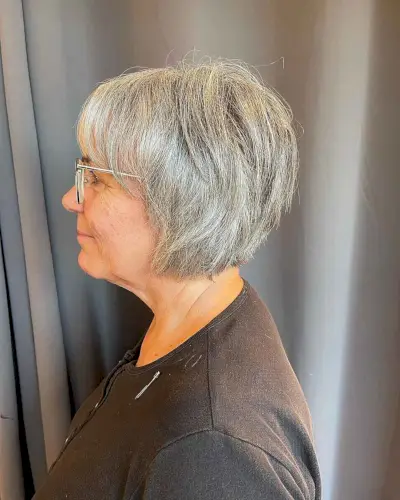 Gray Pixie Bob for Edgy 70-Year-Olds