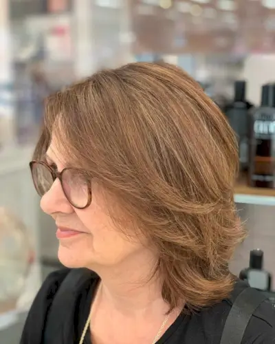 Timeless Medium-Length Cut for Women Over 70