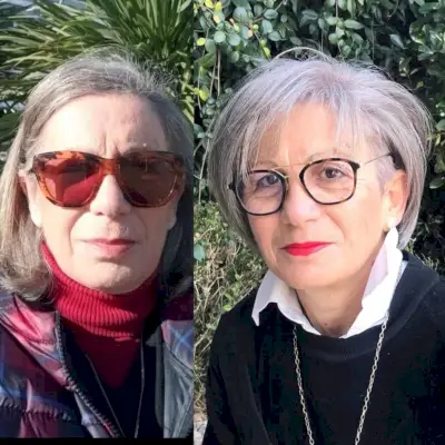 Short Bob for Women Over 70 with Glasses