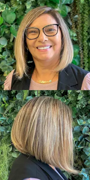 Shoulder-Length A-Line Bob for Round Faces and Fine-Haired Ladies Fifty and Over