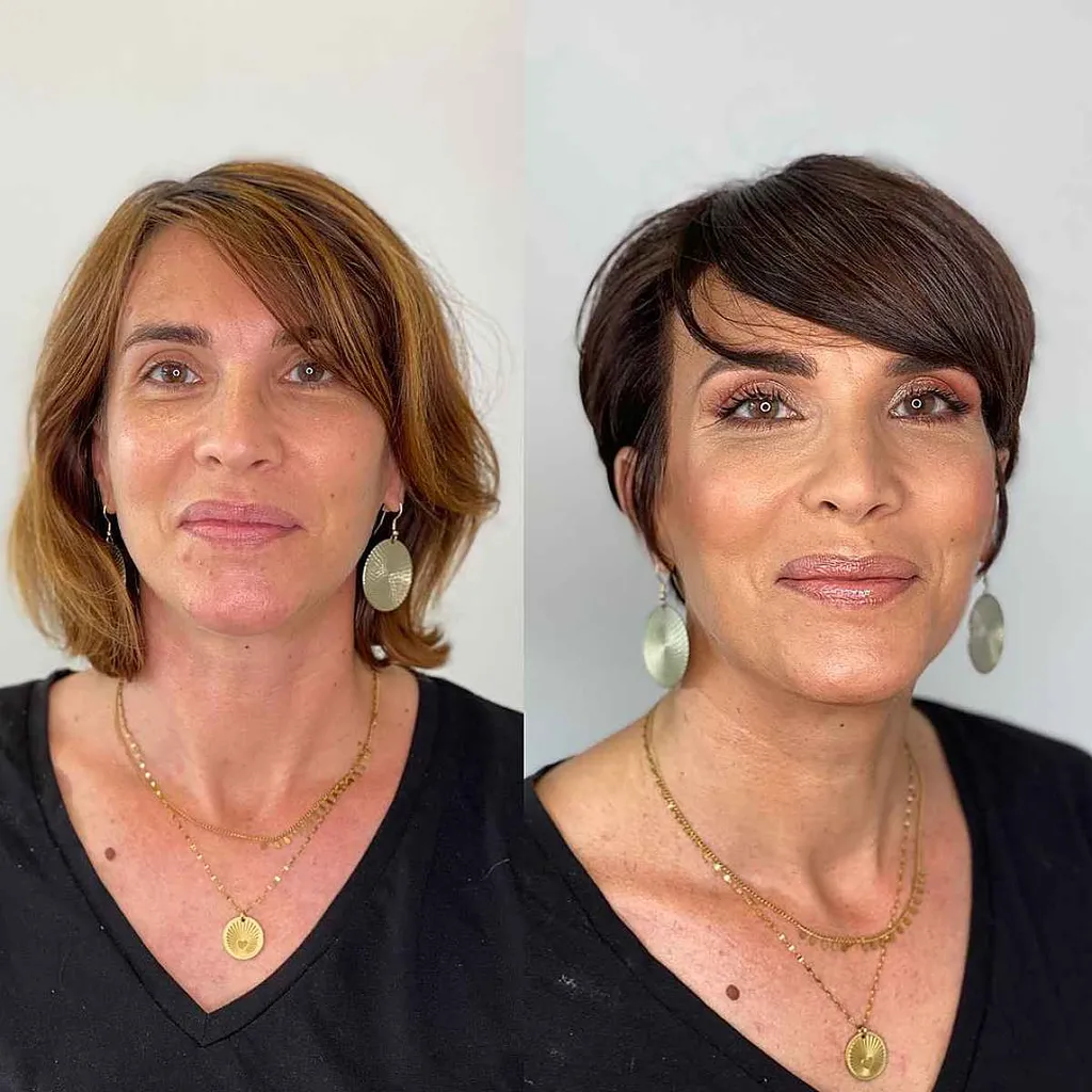 Colore dei capelli castano terra d'ombra' title=