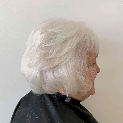 Neck-Length Layered Cut for Thinning Hair