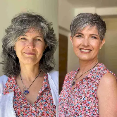 Modern Salt-and-Pepper Pixie Haircut for Ladies Over Sixty