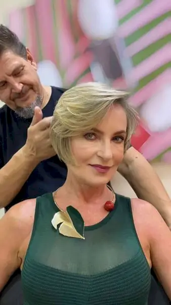 Thick Feathered Layers for Ladies Aged 50 with short hair