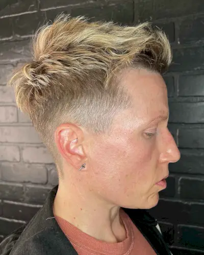 Undercut Pixie with a Textured Top
