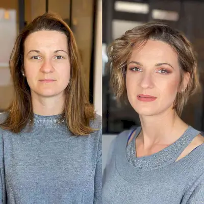 gorgeous and textured short hair for women over 40