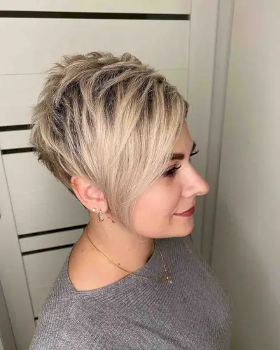 cute asymmetrical pixie