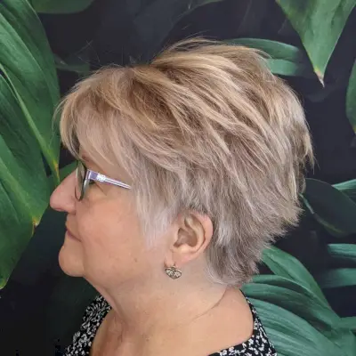 Easy wash and wear cut for older ladies