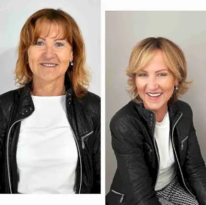 Short Blonde Bob with Face Frame and Feathered Layers for Women Over Fifty