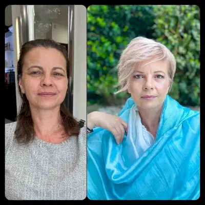 Effortless Side-Swept Style for Shorter Haired Ladies Over 50